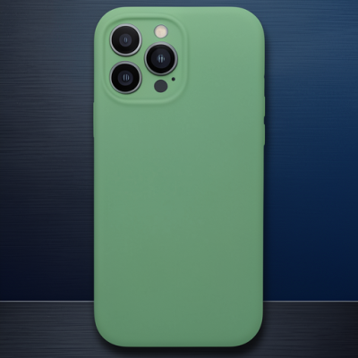 Apple İphone 13 Pro Max Kılıf Lansman Legant Silikon - Yeşil