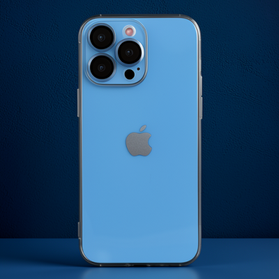 Apple İphone 13 Pro Max Kılıf Luko Lens Silikon - Sierra Blue