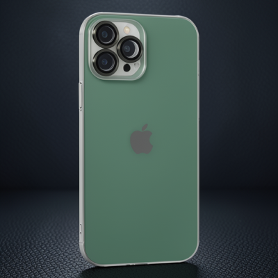 Apple İphone 13 Pro Max Kılıf Luko Lens Silikon - Yeşil