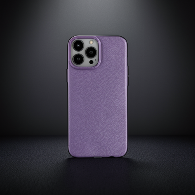 Apple İphone 13 Pro Max Kılıf Modos Metal Kapak - Derin Mor