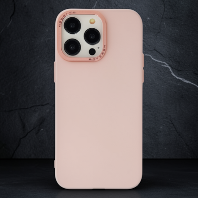 Apple İphone 13 Pro Max Kılıf Modos Metal Kapak - Pembe
