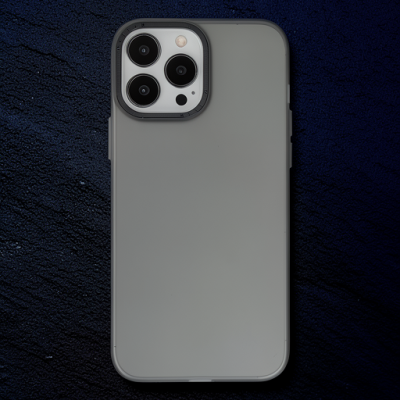 Apple İphone 13 Pro Max Kılıf Modos Metal Kapak - Siyah