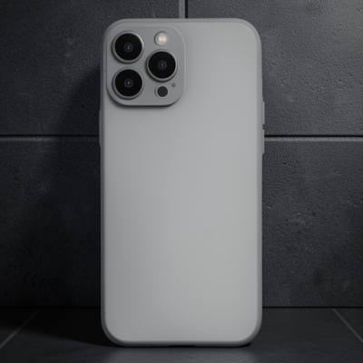 Apple İphone 13 Pro Max Kılıf Montreal Silikon Kapak - Gri