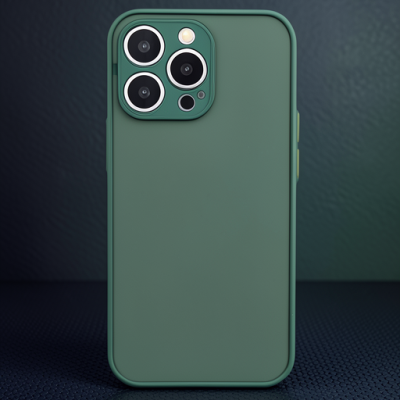 Apple İphone 13 Pro Max Kılıf Montreal Silikon Kapak - Yeşil