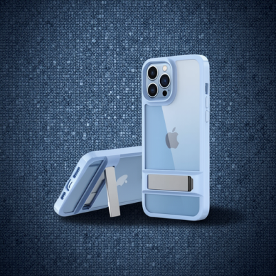 Apple İphone 13 Pro Max Kılıf Rolet Stand Kapak - Sierra Blue