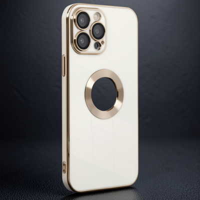 Apple İphone 13 Pro Max Kılıf Store Silikon - Beyaz