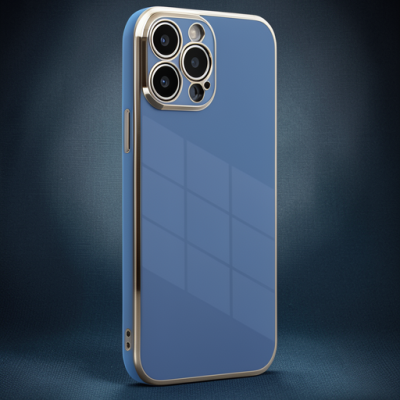 Apple İphone 13 Pro Max Kılıf Volet Silikon - Mavi