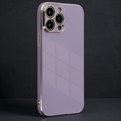 Apple İphone 13 Pro Max Kılıf Volet Silikon - Mor