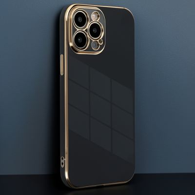 Apple İphone 13 Pro Max Kılıf Volet Silikon - Siyah