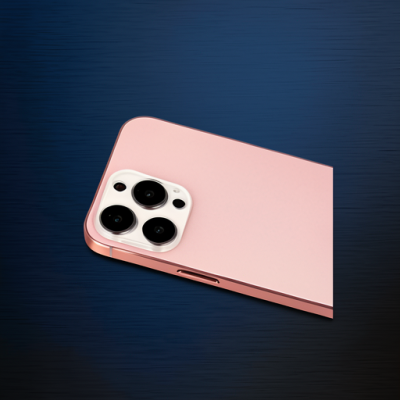 Apple İphone 13 Pro Max Rainbow Kamera Lens Koruma Cam - Rose Gold