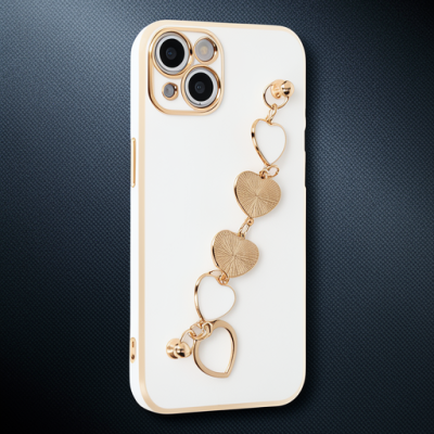 Apple İphone 14 Kılıf Esila Silikon - Beyaz