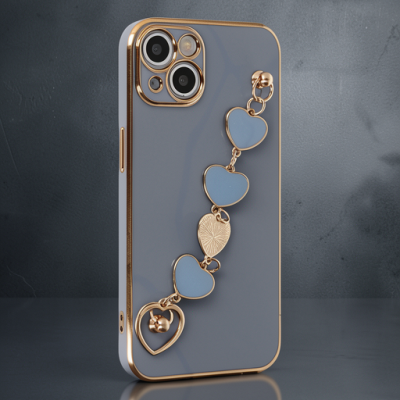 Apple İphone 14 Kılıf Esila Silikon - Gri