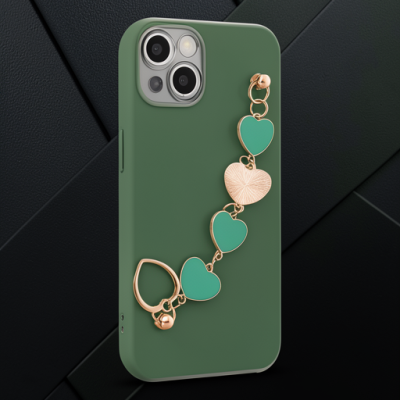 Apple İphone 14 Kılıf Esila Silikon - Su Yeşili