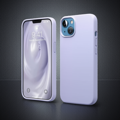 Apple İphone 14 Kılıf First Silikon - Lila