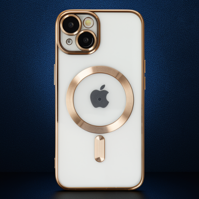Apple İphone 14 Kılıf Kross Magneticsafe Kapak - Gold