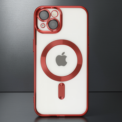 Apple İphone 14 Kılıf Kross Magneticsafe Kapak - Kırmızı