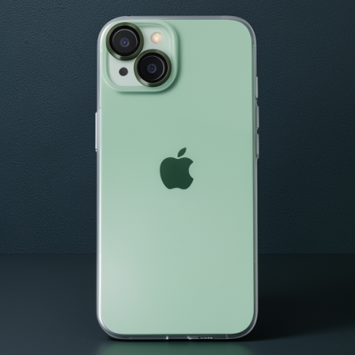 Apple İphone 14 Kılıf Luko Lens Silikon - Yeşil
