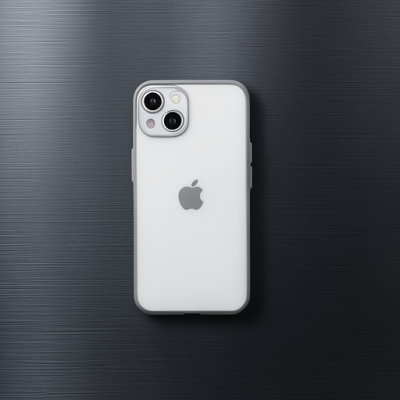 Apple İphone 14 Kılıf Montreal Silikon Kapak - Gri