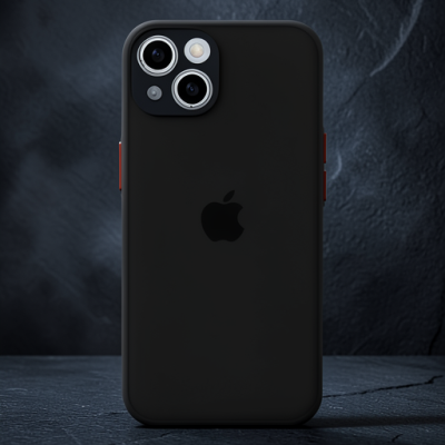 Apple İphone 14 Kılıf Montreal Silikon Kapak - Siyah