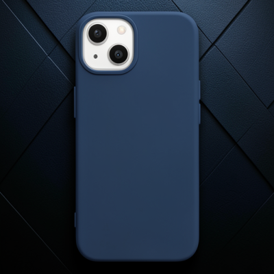 Apple İphone 14 Kılıf Nano İçi Kadife Silikon - Lacivert