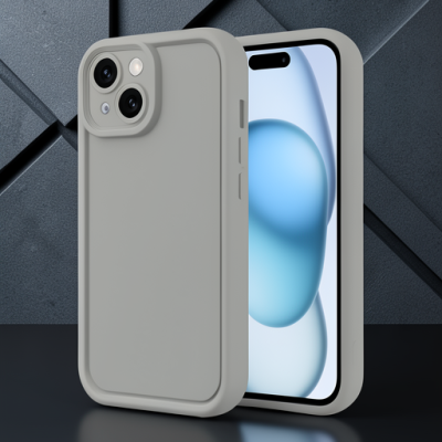 Apple İphone 14 Kılıf Viera Silikon - Krem