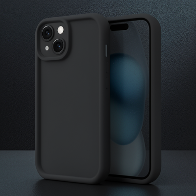Apple İphone 14 Kılıf Viera Silikon - Siyah