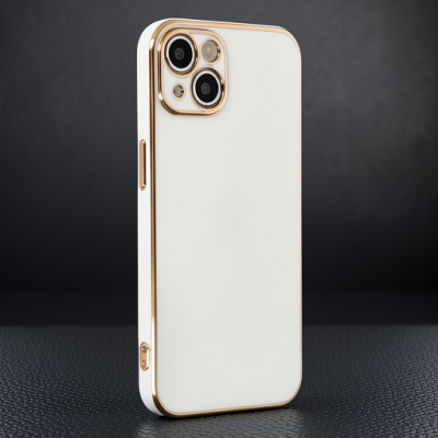 Apple İphone 14 Kılıf Volet Silikon - Beyaz