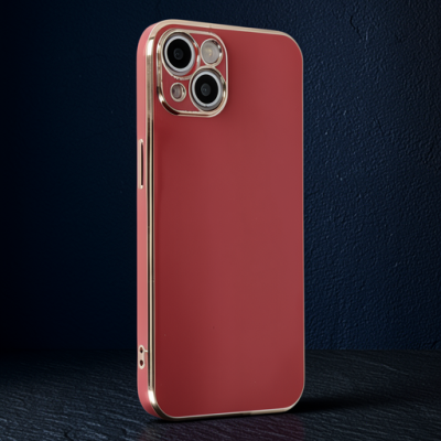 Apple İphone 14 Kılıf Volet Silikon - Kırmızı
