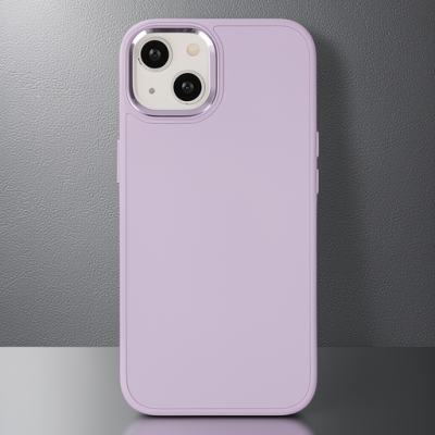 Apple İphone 14 Plus Kılıf Asya Deri Silikon - Lila