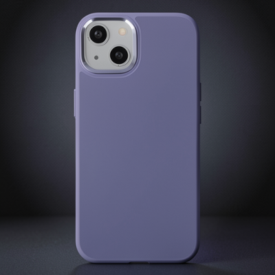Apple İphone 14 Plus Kılıf Asya Deri Silikon - Mor