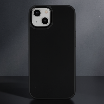 Apple İphone 14 Plus Kılıf Asya Deri Silikon - Siyah