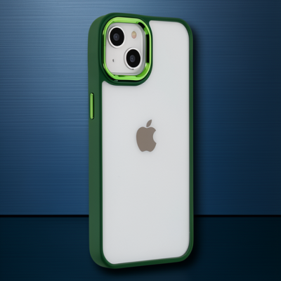 Apple İphone 14 Plus Kılıf Dora Kapak - Haki Yeşil
