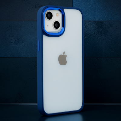 Apple İphone 14 Plus Kılıf Dora Kapak - Mavi