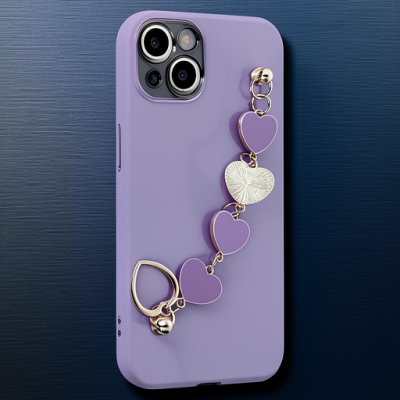 Apple İphone 14 Plus Kılıf Esila Silikon - Mor