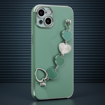 Apple İphone 14 Plus Kılıf Esila Silikon - Su Yeşili