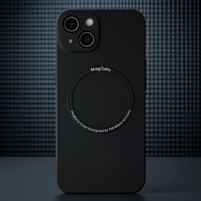 Apple İphone 14 Plus Kılıf Jack Magneticsafe Lens Silikon - Siyah