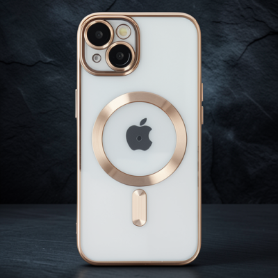 Apple İphone 14 Plus Kılıf Kross Magneticsafe Kapak - Gold
