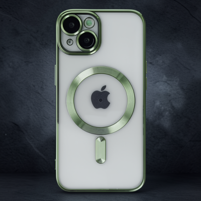 Apple İphone 14 Plus Kılıf Kross Magneticsafe Kapak - Koyu Yeşil