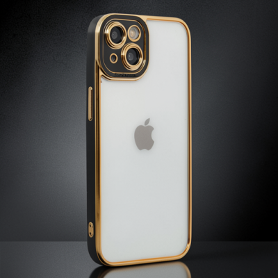 Apple İphone 14 Plus Kılıf Liva Lens Silikon - Siyah