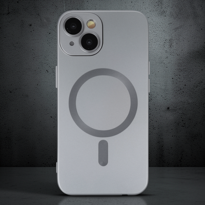 Apple İphone 14 Plus Kılıf Moshi Lens Magneticsafe Silikon - Füme