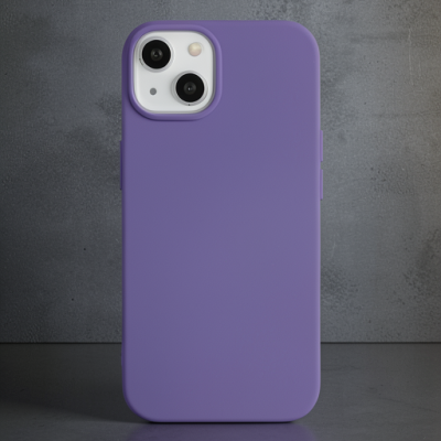 Apple İphone 14 Plus Kılıf Nano İçi Kadife Silikon - Mor