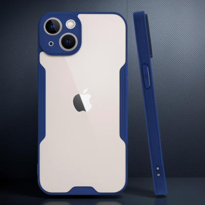 Apple İphone 14 Plus Kılıf Platin Silikon - Lacivert