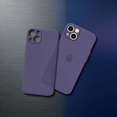 Apple İphone 14 Plus Kılıf Puma Silikon - Koyu Mor