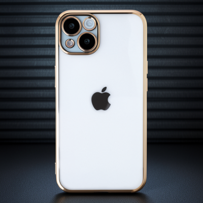 Apple İphone 14 Plus Kılıf Razer Lensli Silikon - Gold