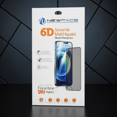 Apple İphone 14 Pro 6d Mat Seramik Hayalet Nano Ekran Koruyucu