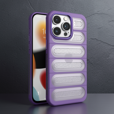 Apple İphone 14 Pro Kılıf Airmax Silikon Kapak - Derin Mor