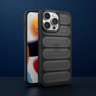 Apple İphone 14 Pro Kılıf Airmax Silikon Kapak - Siyah
