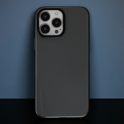 Apple İphone 14 Pro Kılıf Anka Pc Sert Metal Kapak - Siyah