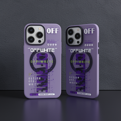 Apple İphone 14 Pro Kılıf Apollo Magneticsafe Desenli Kapak - Apollo Mor - 3