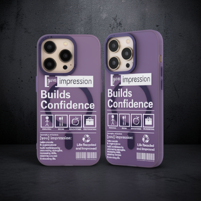 Apple İphone 14 Pro Kılıf Apollo Magneticsafe Desenli Kapak - Apollo Mor - 6